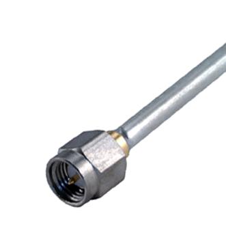 HUBER+SUHNER 11"SMA-50-3-65/119"NE RF / Coaxial Connector, SMA Coaxial, Straight Plug, Solder, 50 ohm 22641643