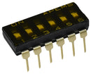 APEM IKD0600000 DIP / SIP Switch, 6 Circuits, Recessed, Through Hole, SPST-NO, 24 V, 25 mA