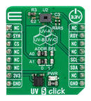 MIKROELEKTRONIKA MIKROE-5535 Add-On Board, UV 5 Click, 3.3V in, I2C Interface