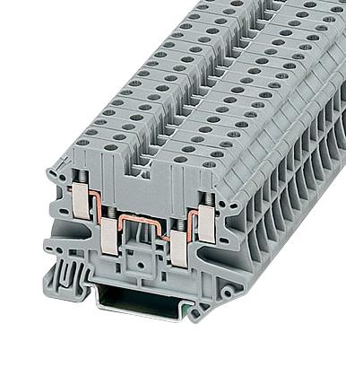 Omega XBUT4D22BU XBUT4D22BU Terminal Block DIN Rail 4POS 10AWG