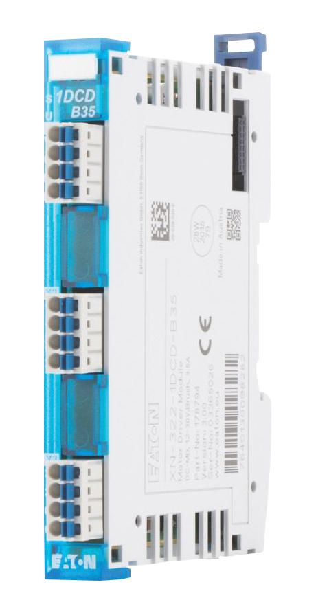 EATON MOELLER XN-322-1DCD-B35 DC Motor Driver, Brushed, 18 to 30 VDC, 3.5 A, XN-322 Series