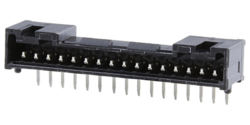 MOLEX 220098-1671 Pin Header, Signal, Wire-to-Board, 1.25 mm, 1 Rows, 16 Contacts, Through Hole Right Angle