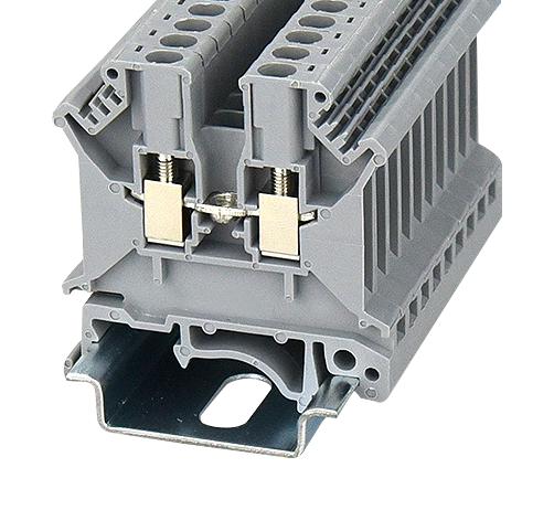 MULTICOMP PRO MP012869 DIN Rail Mount Terminal Block, 2 Ways, 24 AWG, 12 AWG, 2.5 mm&sup2;, Screw, 24 A