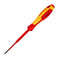 KNIPEX 98 20 35 SL Slim Screwdriver, Slot, 3.5mm Tip, 202mm OAL, 100mm Blade, Chrome Vanadium Molybdenum Steel