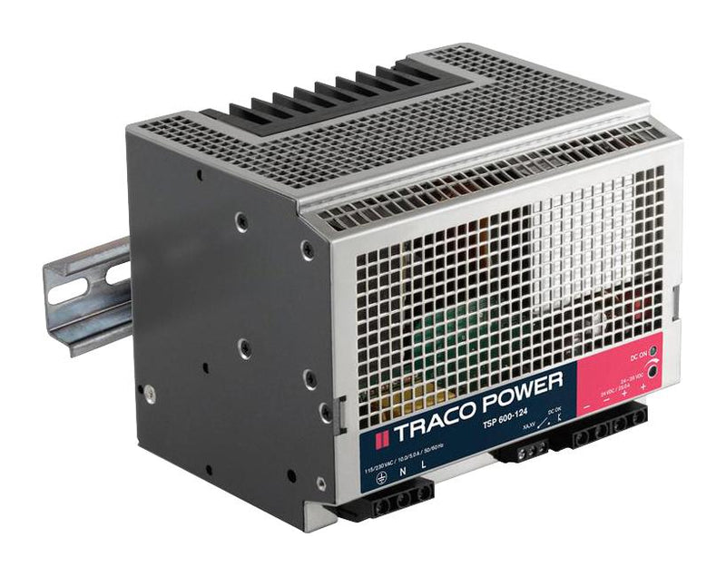 TRACO POWER TSP 600-124 EX AC/DC DIN Rail Power Supply (PSU), ITE, Hazardous Locations & Laboratory Equipment, 1 Output