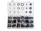 MULTICOMP PRO MP014768 Grommet Assortment, Rubber, 125 Pieces