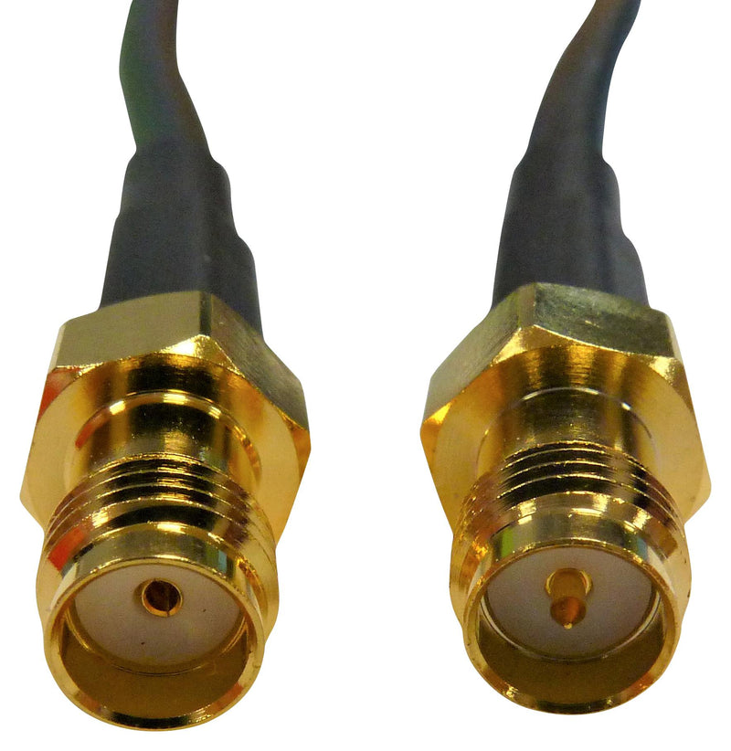 MOBILE MARK CA39/195-VJA RF / Coaxial Cable Assembly, SMA Jack to RP SMA Plug, RF-195, 50 ohm, 39 ", 990.6 mm