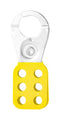 MULTICOMP PRO MP014044 Hasp, Steel, PA Coated, 25mm Shackle, 10.5mm Lock Hole Dia, 40mm x 115mm, Accommodate 6 Padlocks