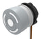 EAO 84-6220.0040 Emergency Stop Switch, Grey, Round, SPST-NC, Twist to Release, Cable, 3 A, 120 V