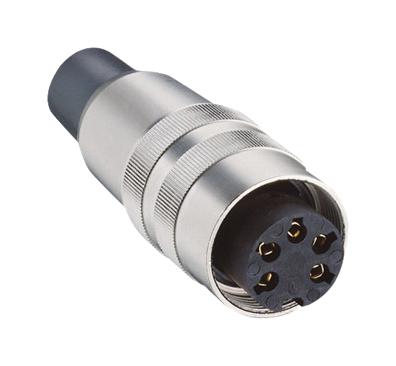 LUMBERG KV 80-8 CIRCULAR CONNECTOR, 8POS, PLUG, CABLE