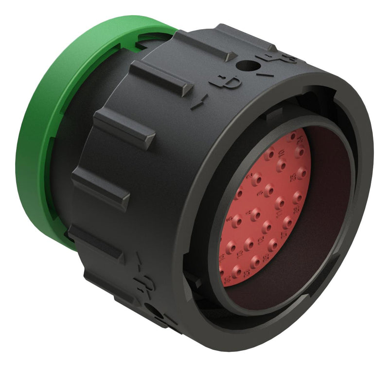 AMPHENOL SINE/TUCHEL AHDP06-24-33PN-BRA CIRCULAR CONNECTOR, PLUG, 24-33, CRIMP