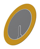 PUI AUDIO AB3529BF Piezo Bender, 2.9 kHz, 0.025 UF, 500 ohm, 35 mm D x 0.63 mm H