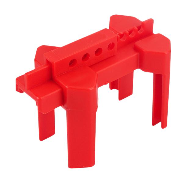 MULTICOMP PRO MP014063 Ball Valve Lockout, PP (Polypropylene), 13 to 64mm,  Red