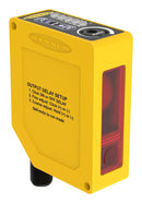 BANNER ENGINEERING Q60BB6AF2000Q Photo Sensor, 2 m, NPN / PNP, Background Suppression / Proximity, 10 to 30 VDC, Q60 Series