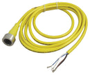 MOLEX 120079-0187 Sensor Cable, BRAD, 90&deg; M12 Plug, Free End, 4 Positions, 2 m, 6.6 ft, Ultra-Lock 120079 Series