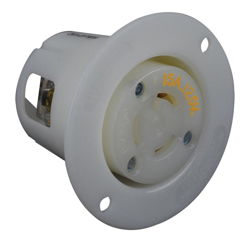 HUBBELL WIRING DEVICES HBL4715C POWER ENTRY CONNECTOR