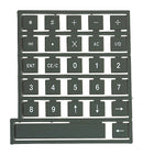 STORM INTERFACE 70A00101 Legend Tiles, Set A, Silicone Rubber, Keypad Legend