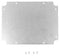 Hammond 1556GPL 1556GPL Enclosure Accessory Inner Panel Aluminium Natural 1556 Series Enclosures 2 mm New