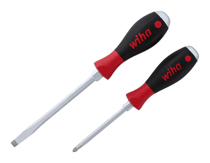 WIHA 53082 SCREWDRIVER SET, HD SLOTTED/PHILIPS, 2PC