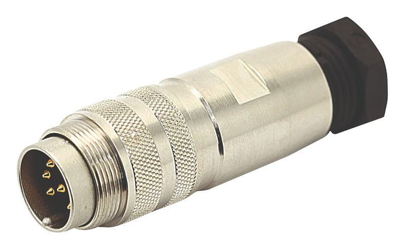 AMPHENOL SINE/TUCHEL C09131H0061012 Circular Connector, C091D Series, Cable Mount Plug, 6 Contacts, Solder Pin, Threaded