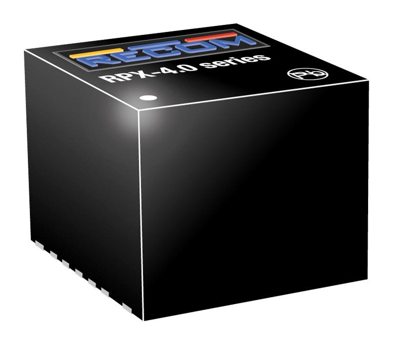RECOM POWER RPX-4.0-CT Non Isolated POL DC/DC Converter, 28 W, 1 VDC, 7 VDC, 4 A, Adjustable