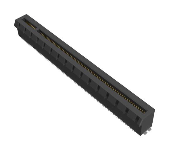 AMPHENOL COMMUNICATIONS SOLUTIONS 10165968-113Y000LF Card Edge Connector, Dual Side, PCI Express Gen 6, 1.57 mm, 164 Contacts, Surface Mount, Straight