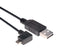 L-COM CAA-90LMICB-2M USB Cable, Type A Plug to 90&deg; Micro Type B Plug, 2 m, 6.6 ft, USB 2.0, Black