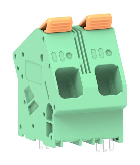 MOLEX 224934-0002 Wire-To-Board Terminal Block, 15 mm, 2 Ways, 18 AWG, 4 AWG, 5.89 mm&sup2;, Push In Lock