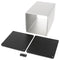 HAMMOND 1455NS1602 Metal Enclosure, w/Plastic End Panel, Small, Aluminium, 103 mm, 103 mm, 160 mm