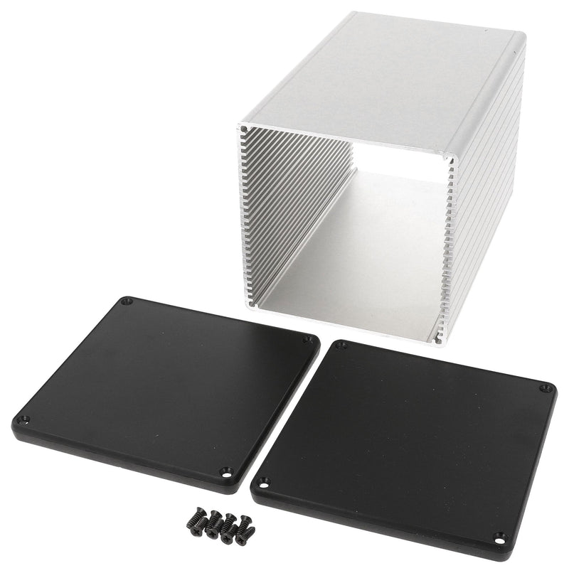 HAMMOND 1455NS1602 Metal Enclosure, w/Plastic End Panel, Small, Aluminium, 103 mm, 103 mm, 160 mm