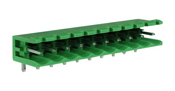 MULTICOMP PRO MCPTB9358/10AO Terminal Block, Header, 5.08 mm, 10 Ways, 12 A, 320 V, Through Hole Right Angle