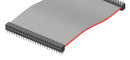 SAMTEC IDMD-13-T-18.00-C-RW Ribbon Cable, IDC Plug to IDC Receptacle, 26 Ways, 18 ", 457.2 mm, 2.54 mm, IDMD Series