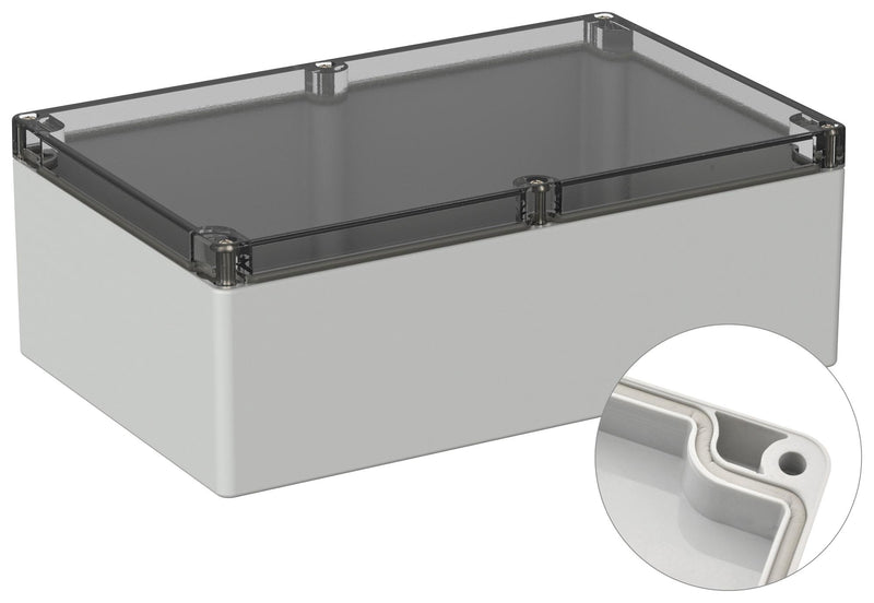 MULTICOMP PRO MP011564 Plastic Enclosure, Multipurpose, Polycarbonate, 90 mm, 160.03 mm, 240.03 mm, IP66