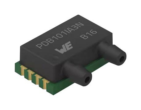 WURTH ELEKTRONIK 2513130810102 Pressure Sensor, Differential, -1 kPa, 1 kPa, 3 V, 3.6 V, SMD