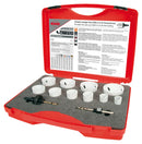 RUKO 126303 Hole Saw Set, Bi-Metal, 12 Pieces