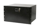 MULTICOMP PRO 555-15454 Enclosure Accessory, 6U Lockable, Rack Drawer, 19" Racks and Equipments, Steel, Black, 266.7 mm