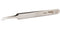 WELLER EREM 5BSA Tweezer, Precision, Curve/Pointed Tip, 115mm, Stainless Steel