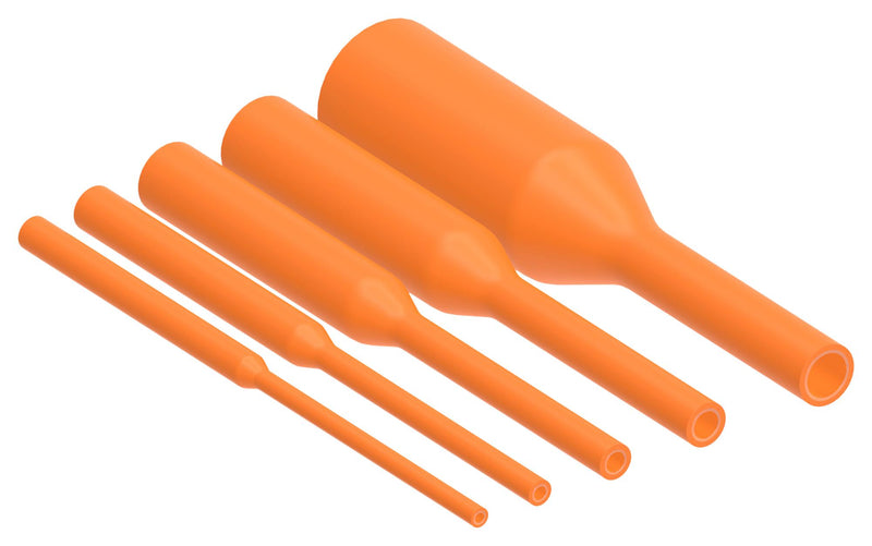 RAYCHEM - TE CONNECTIVITY EVDW-40/13-3-STK Heat Shrink Tubing, 3:1, 1.575 ", 40 mm, Orange, 4 ft, 1.2 m