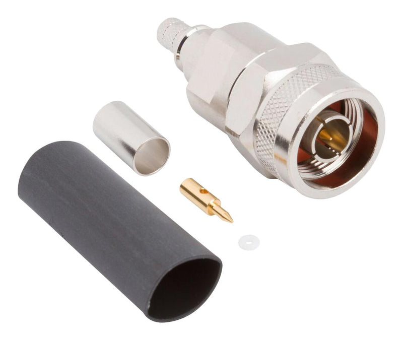 AMPHENOL RF 082-6556 RF COAX CONN, N PLUG, 50 OHM, 6GHZ