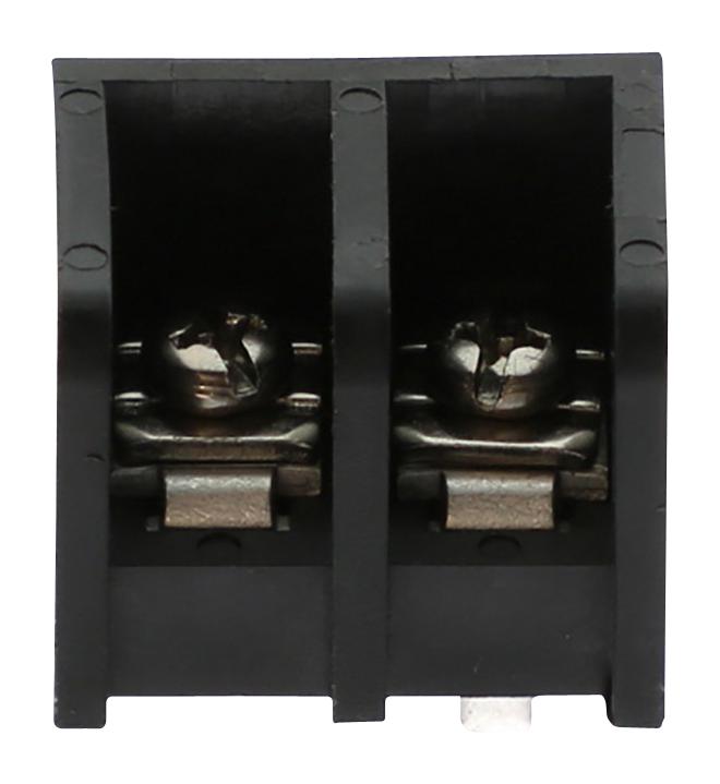 MOLEX 38969-0002 Panel Mount Barrier Terminal Block, 1 Row, 2 Ways, 20 AWG, 8 AWG, 12.7 mm, 50 A
