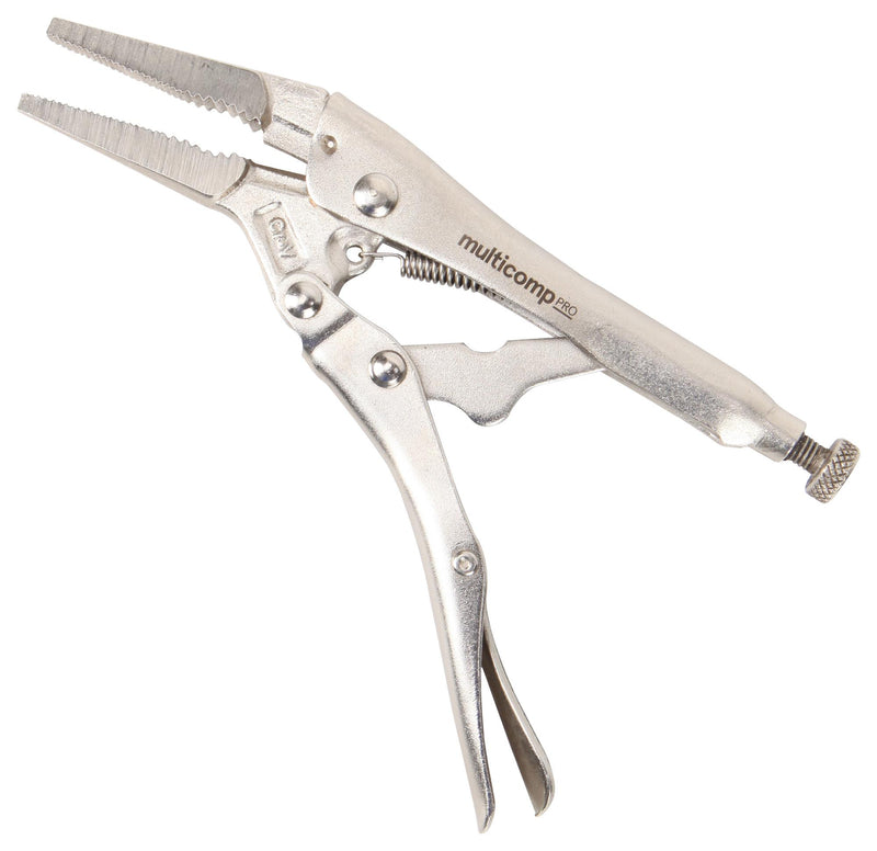 MULTICOMP PRO MP012240 PLIER, LONG NOSE, LOCKING, CRV, 6"