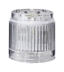 PATLITE LR5-E-C LED Unit, White, 24VDC, IP65, NEMA 4X, NEMA 13, 50mm H, 50mm Lens, LR Series