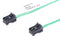 MOLEX 224050-1023 Cable Assembly, Mini50 Receptacle to Mini50 Receptacle, 2 Ways, 2 mm, 1 Row, 300 mm, 11.8 "