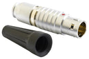 Multicomp PRO MCFGG2BC314JS92Z MCFGG2BC314JS92Z Circular Connector MC 2BC Cable Mount Plug 14 Contacts Solder Pin Push-Pull Brass Body