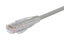 L-COM TRDE695GRY-20 Ethernet Cable, Cat6, RJ45 Plug to RJ45 Plug, UTP (Unshielded Twisted Pair), Grey, 6.1 m, 20 ft