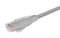 L-COM TRDE695GRY-20 Ethernet Cable, Cat6, RJ45 Plug to RJ45 Plug, UTP (Unshielded Twisted Pair), Grey, 6.1 m, 20 ft