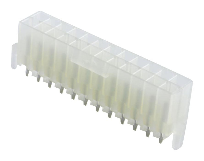 MOLEX 44206-0007. Pin Header, Power, Wire-to-Board, 4.2 mm, 2 Rows, 24 Contacts, Through Hole Straight