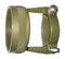 AMPHENOL INTERCONNECT INDIA M85049/38S19W Circular Connector Clamp, 19, 16.1 mm, Aluminium, MIL-85049 Series