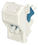 TUK OL645WH Fiber Optic Adapter, Duplex, LC Duplex, LC Duplex, 45&deg; Angle Adapter