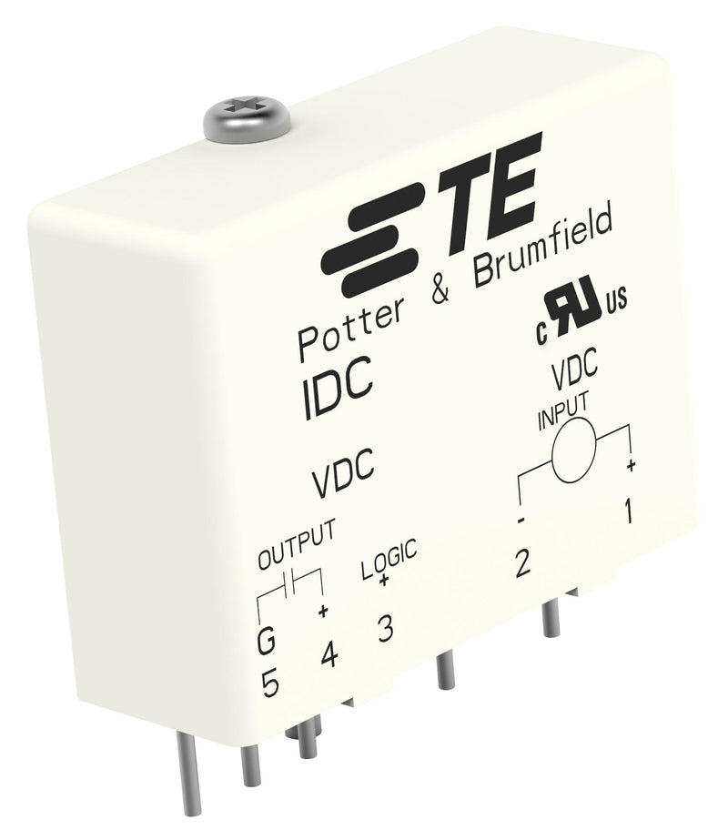 POTTER&BRUMFIELD - TE CONNECTIVITY IDC-5 Solid State Relay, SPST-NO, 50 mA, 32 VDC, Through Hole, PC Pin, Zero Crossing